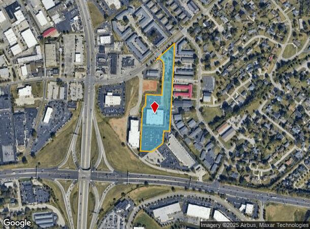  1575 Winchester Rd, Lexington, KY Parcel Map