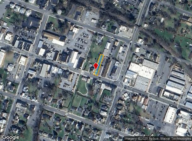  229 E King St, Strasburg, VA Parcel Map