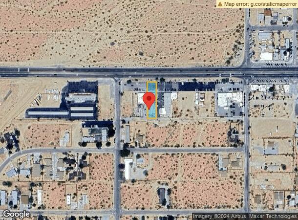  61605 29 Palms Hwy, Joshua Tree, CA Parcel Map