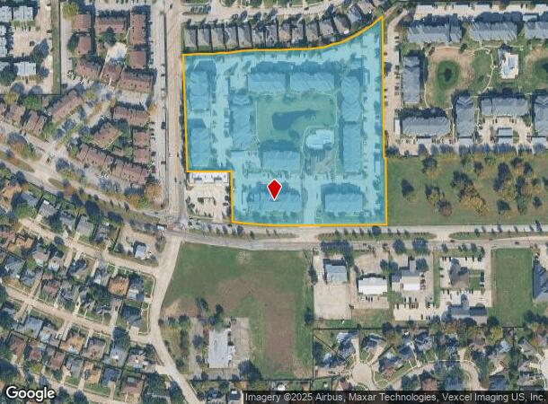 2800 W Baker Rd, Baytown, TX Parcel Map