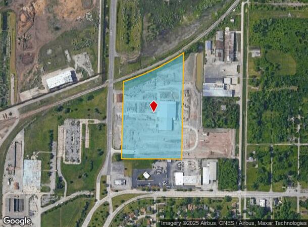  1808 Veterans Memorial Pkwy, Saginaw, MI Parcel Map