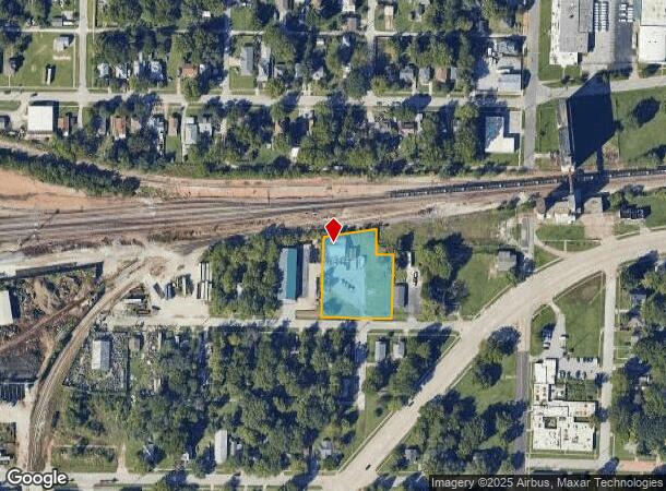  1101 W Pacific St, Springfield, MO Parcel Map