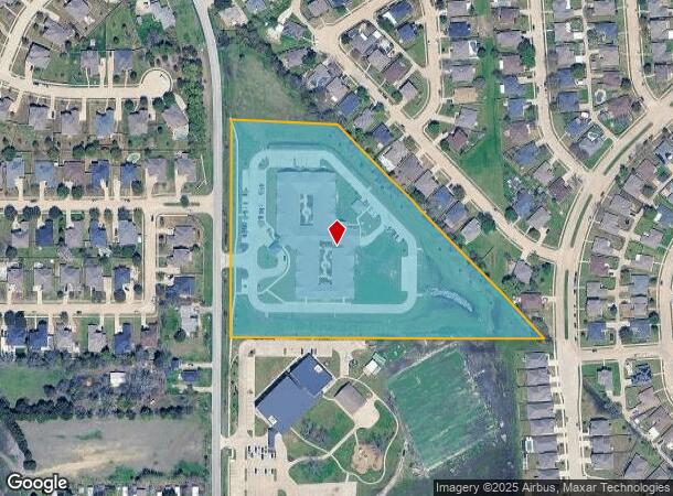 7904 Chiesa Rd, Rowlett, TX Parcel Map