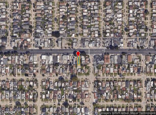  2618 W Florence Ave, Los Angeles, CA Parcel Map