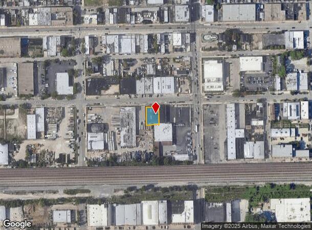  2021 W Hubbard St, Chicago, IL Parcel Map