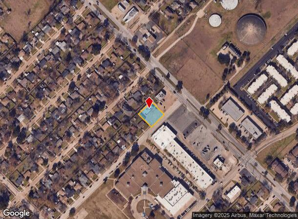 1821 Crestridge Dr, Mesquite, TX Parcel Map