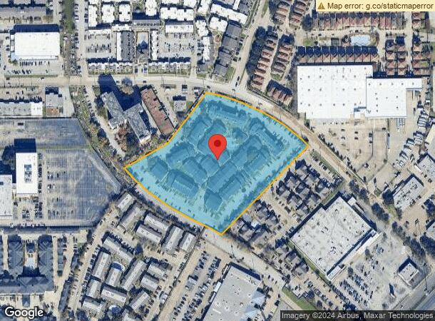  7203 Bellerive Dr, Houston, TX Parcel Map