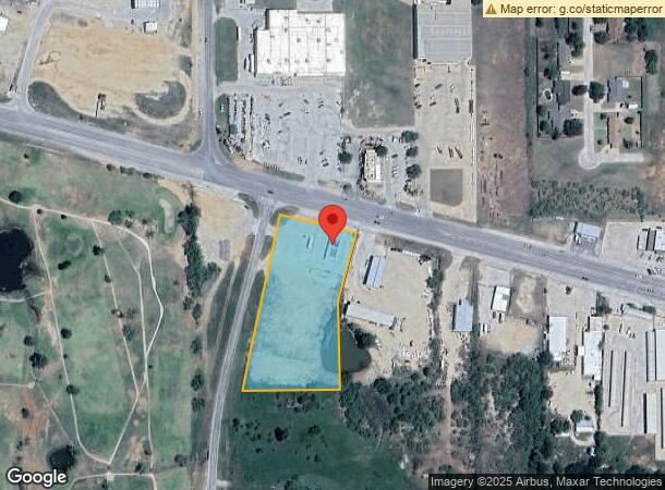  3705 W Walker St, Breckenridge, TX Parcel Map