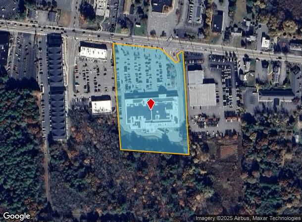  348 E Central St, Franklin, MA Parcel Map
