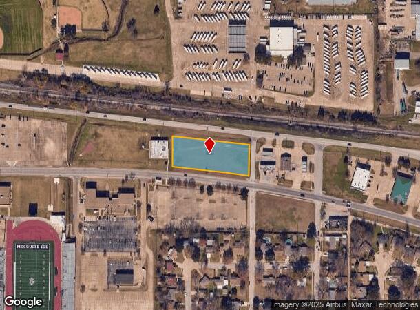 1607 E Scyene Rd, Mesquite, TX Parcel Map