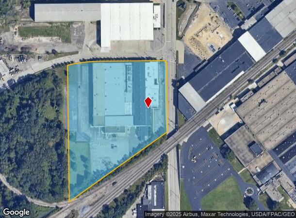 1250 E 222Nd St, Euclid, OH Parcel Map