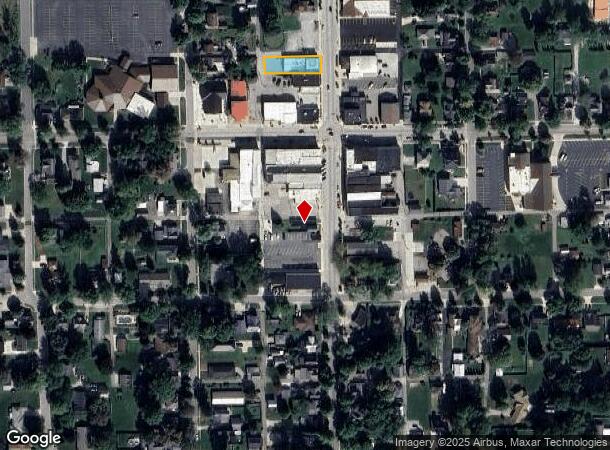 117 S Elkhart St, Wakarusa, IN Parcel Map