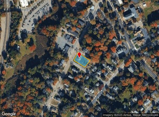  1068 Main St, Walpole, MA Parcel Map