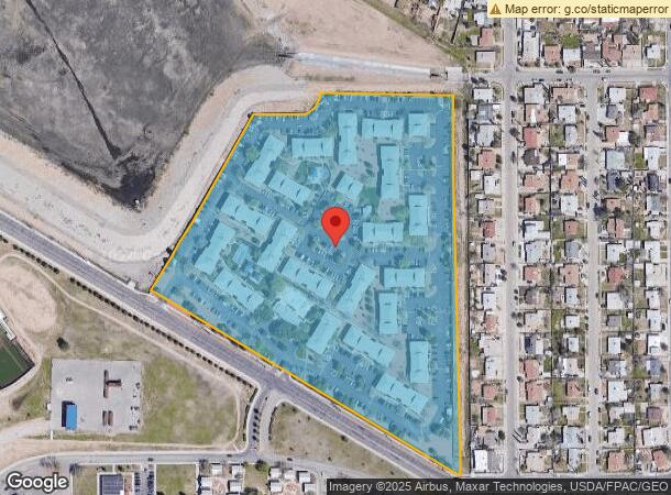  7401 Phoenix Ave, El Paso, TX Parcel Map