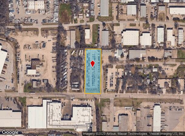  2227 E Union Bower Rd, Irving, TX Parcel Map