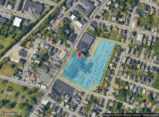  1551 N Main St, Fall River, MA Parcel Map