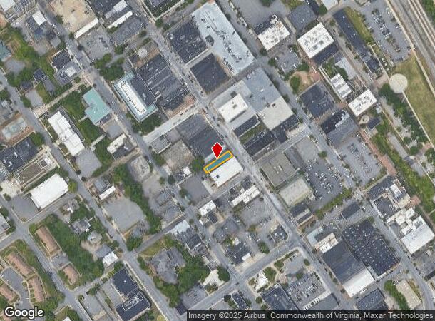  1021 Main St, Lynchburg, VA Parcel Map