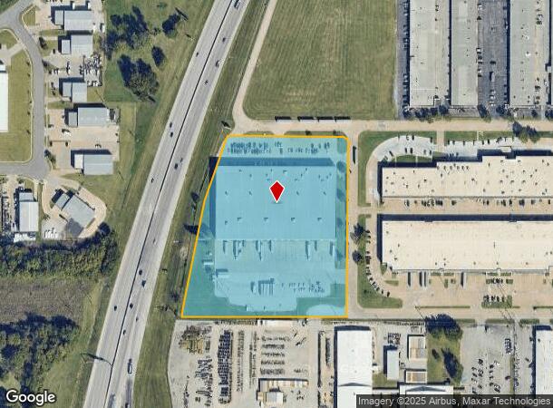  10718 E Marshall St, Tulsa, OK Parcel Map