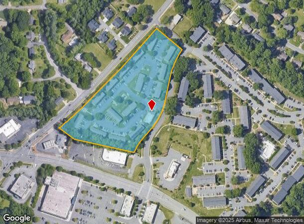 100 S Peace Haven Rd, Winston Salem, NC Parcel Map