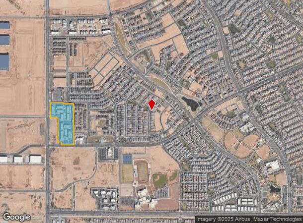  13303 S Ellsworth Rd, Mesa, AZ Parcel Map