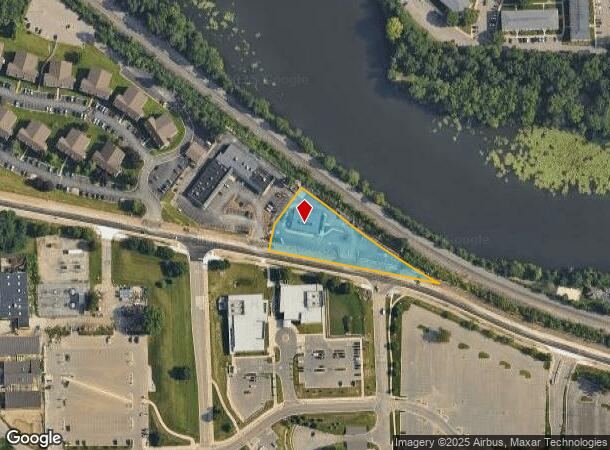 1070 N Huron River Dr, Ypsilanti, MI Parcel Map