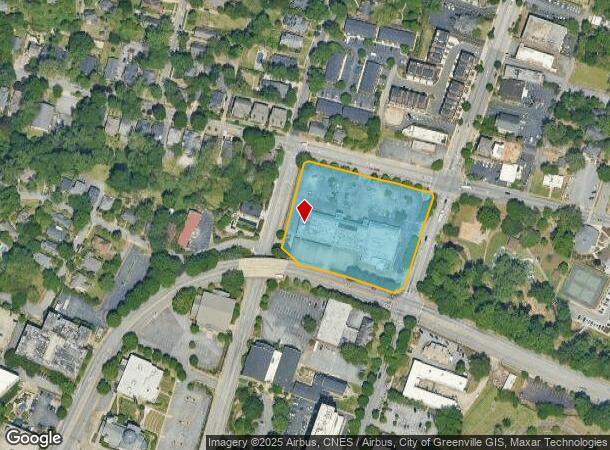 505 N Main St, Greenville, SC Parcel Map