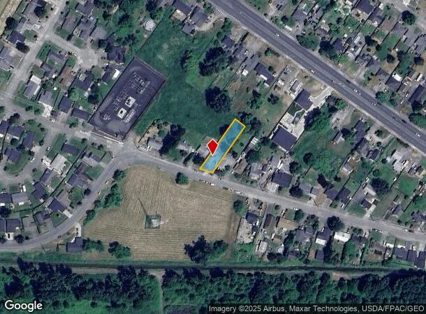  3366 Olive Way, Longview, WA Parcel Map