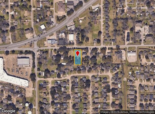 4706 W Walnut St, Pearland, TX Parcel Map
