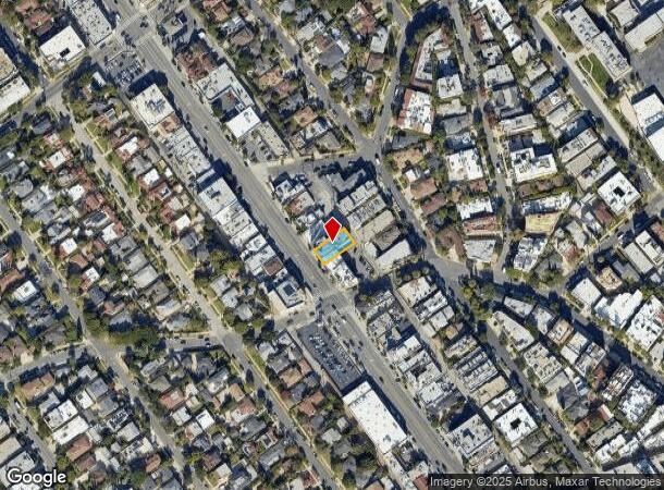  1642 Westwood Blvd, Los Angeles, CA Parcel Map