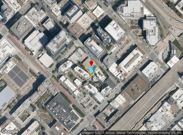  132 Hawthorne St, San Francisco, CA Parcel Map