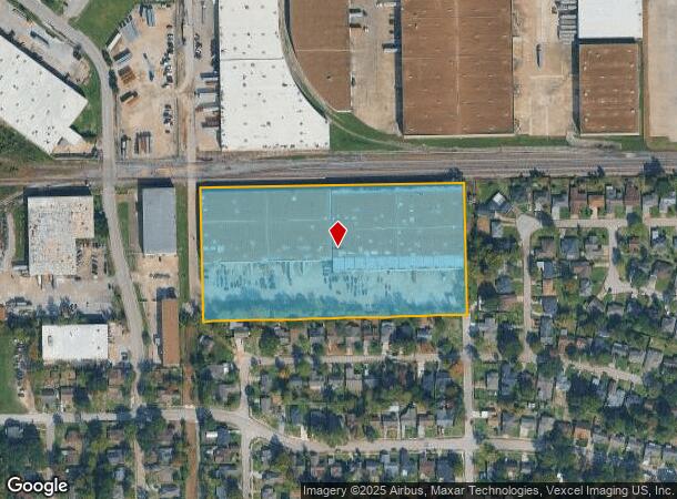  1111 Portwall St, Houston, TX Parcel Map