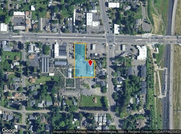  9026 Se Division St, Portland, OR Parcel Map