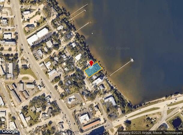  1021 E Lincoln Ave, Melbourne, FL Parcel Map