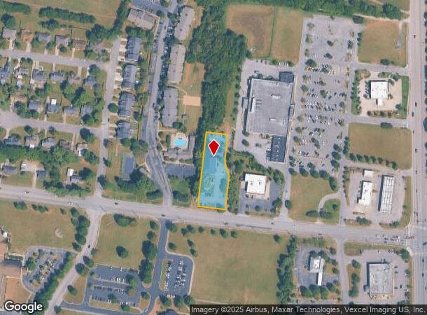  140 W Thompson Ln, Murfreesboro, TN Parcel Map