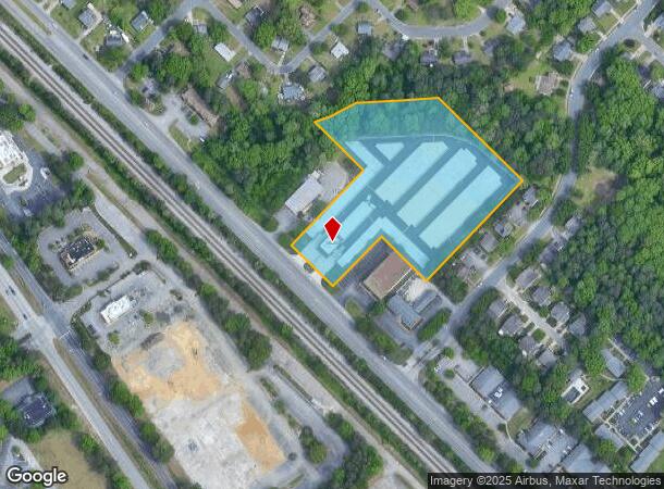  1629 Merrimac Trl, Williamsburg, VA Parcel Map