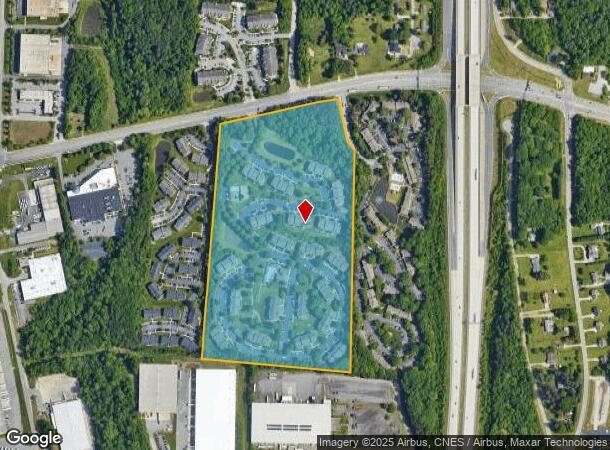 7019 W Friendly Ave, Greensboro, NC Parcel Map