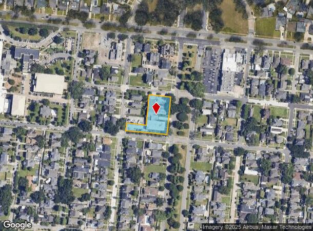 7030 Canal Blvd, New Orleans, LA Parcel Map