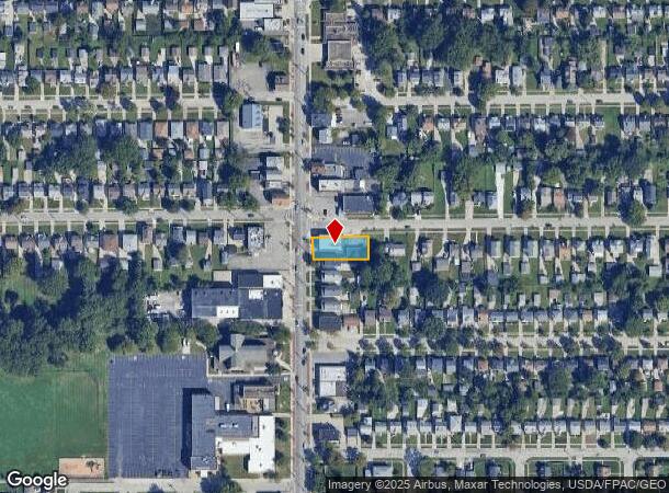 821 E 222Nd St, Euclid, OH Parcel Map