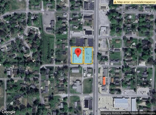  1121 S Park Ave, Herrin, IL Parcel Map