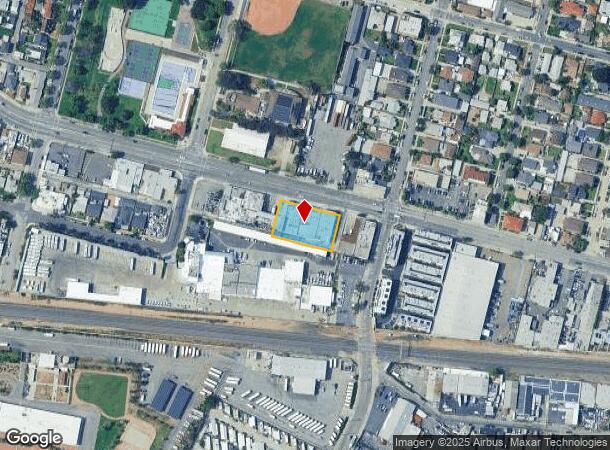  1111 W Olympic Blvd, Montebello, CA Parcel Map