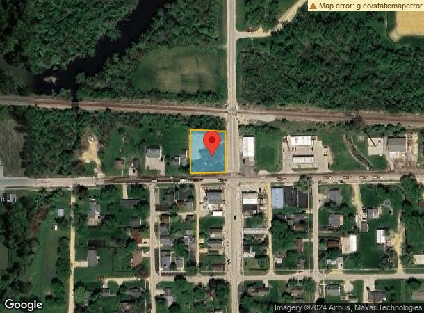  103 W Railroad St, Kingston, IL Parcel Map