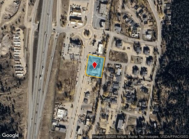 1414 Argentine St, Georgetown, CO Parcel Map