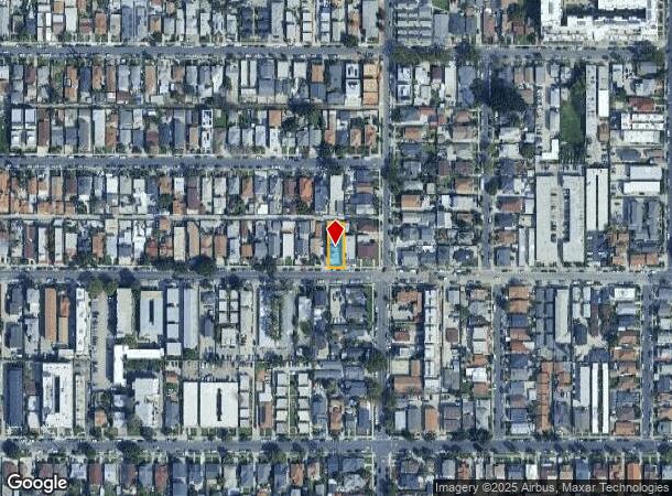  1165 W 39Th St, Los Angeles, CA Parcel Map