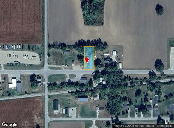  502 W Saginaw St, Breckenridge, MI Parcel Map
