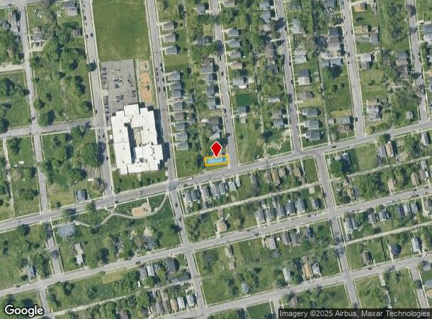 8909 Holcomb St, Detroit, MI Parcel Map
