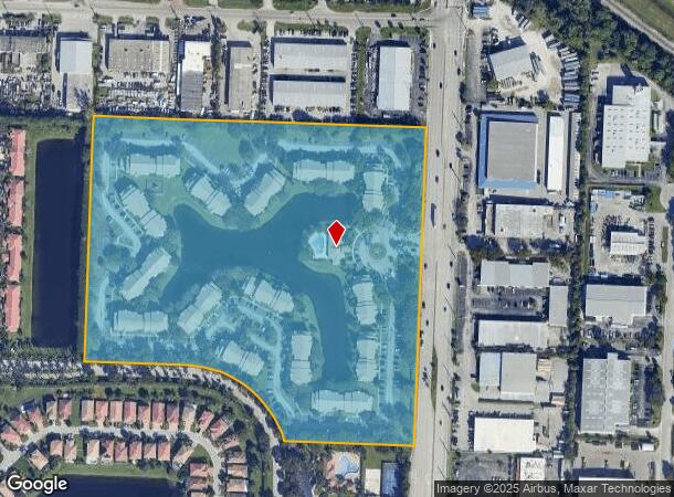  1000 Indian Trace Cir, West Palm Beach, FL Parcel Map