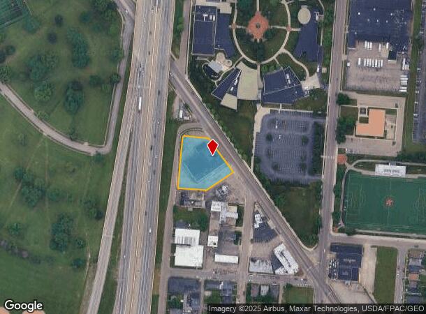 1025 N Keowee St, Dayton, OH Parcel Map