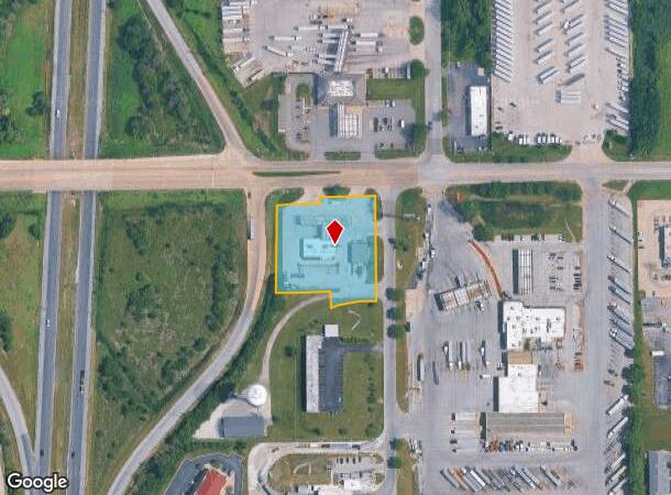 6001 W Monee Manhattan Rd, Monee, IL Parcel Map