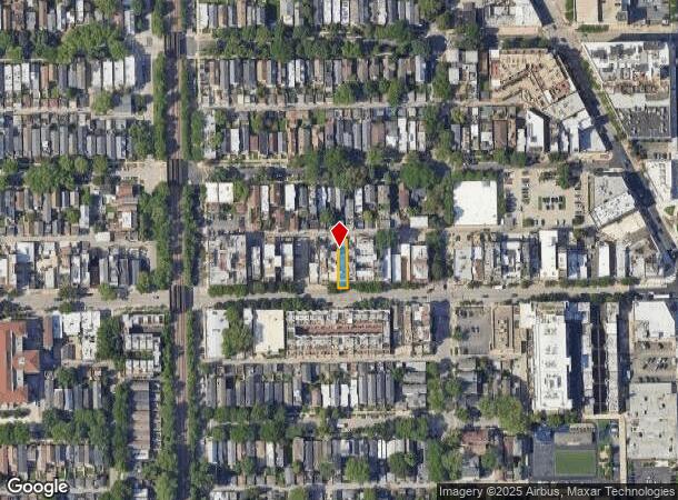  1722 W Belmont Ave, Chicago, IL Parcel Map