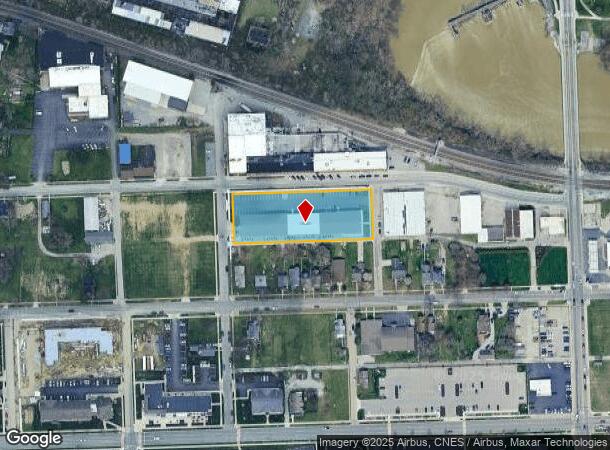  1520 E Berry St, Fort Wayne, IN Parcel Map